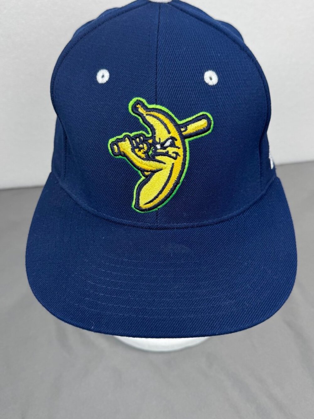 Savannah Bananas Baseball Hat Fitted Size L Blue Stretch Banana Ball Cap - Picture 2 of 10